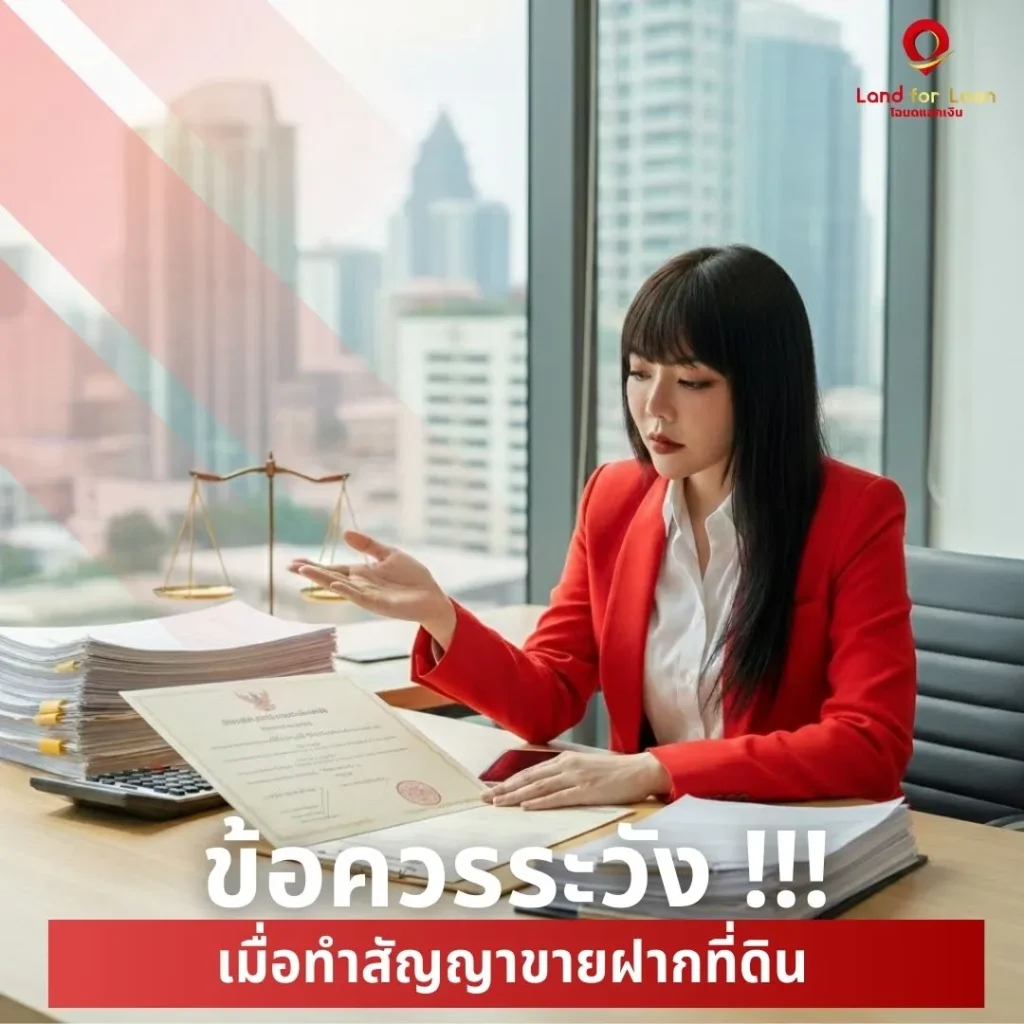 ข้อควรระวัง-เมื่อทำสัญญาขายฝากที่ดิน 2569