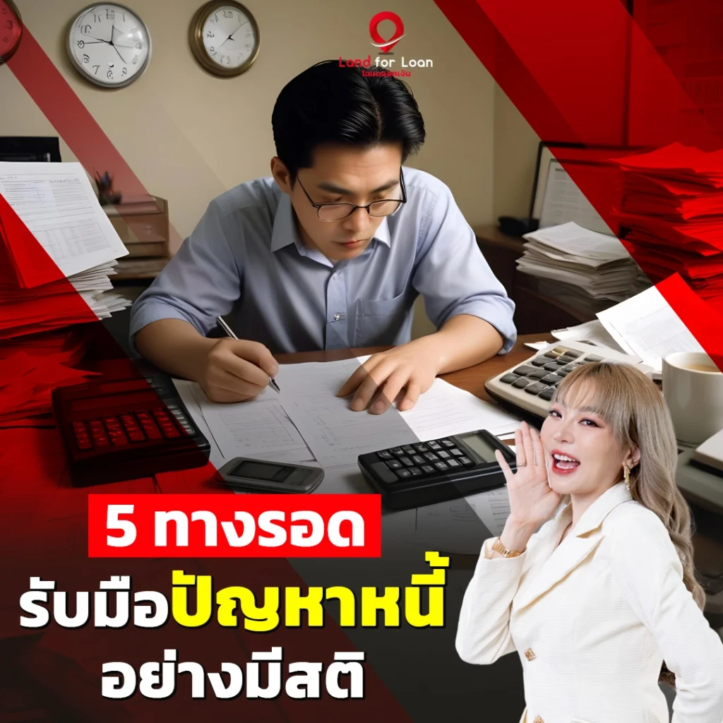 5 ทางรอด รับมือปัญหาหนี้อย่างมีสติ