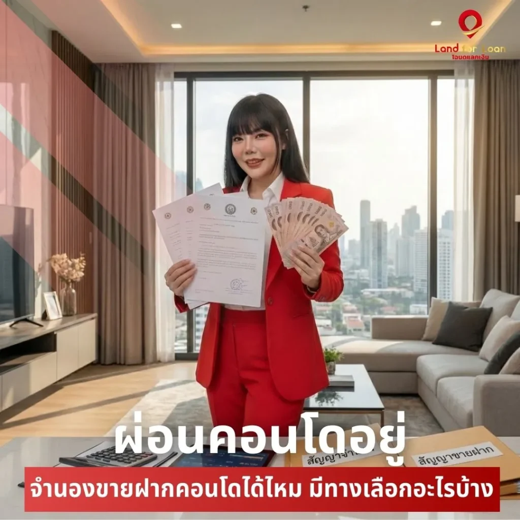 ผ่อนคอนโดอยู่-จำนองขายฝากคอนโดได้ไหม-มีทางเลือกอะไรบ้าง