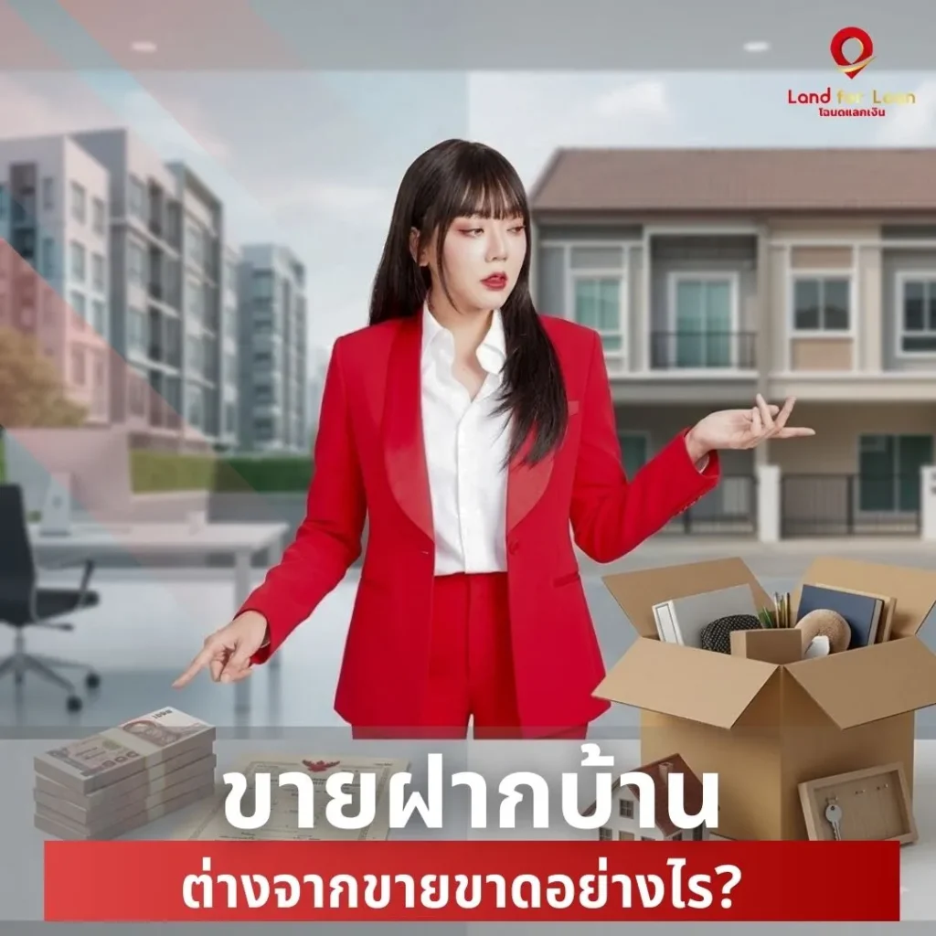 ขายฝากบ้านต่างจากขายขาดอย่างไร