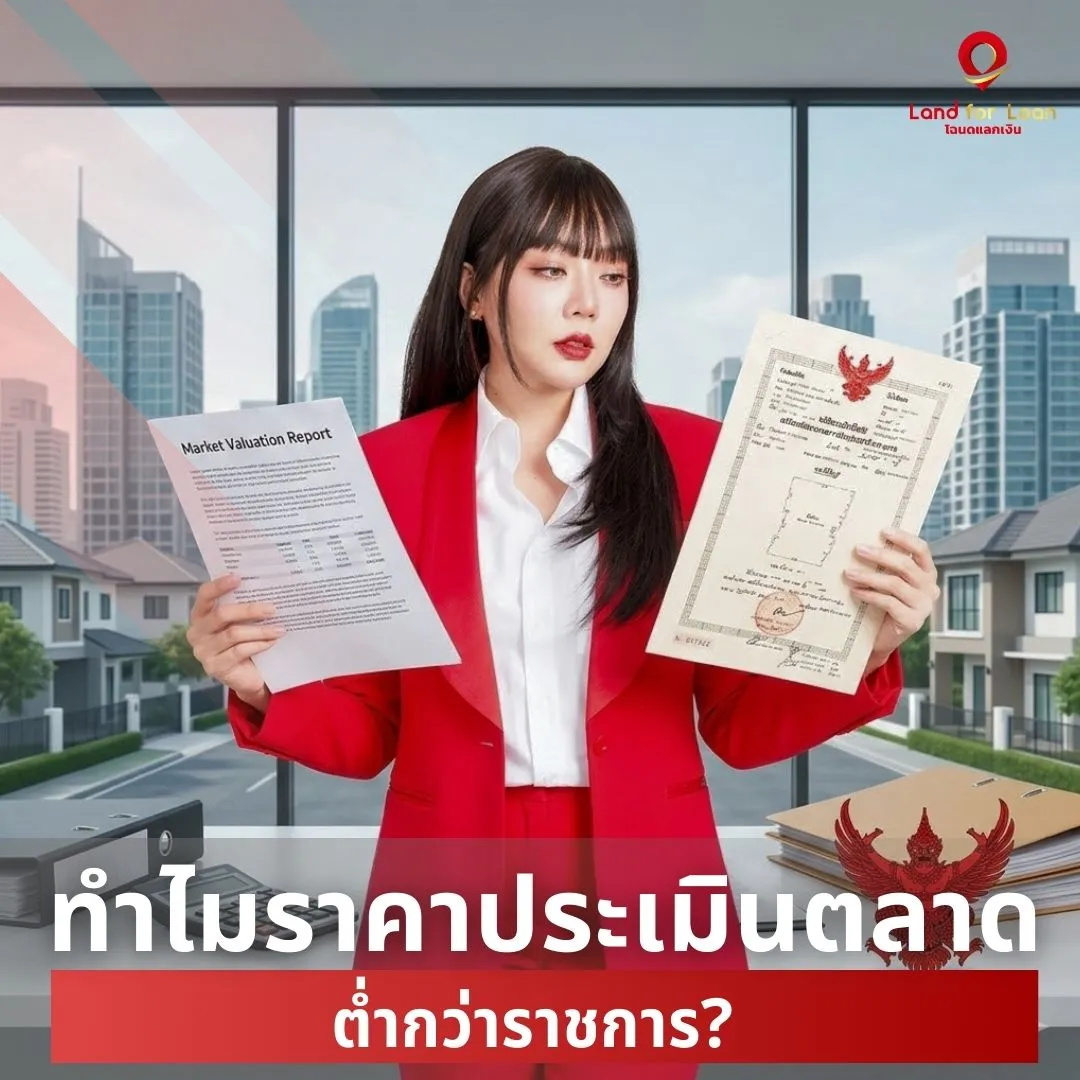 ทำไมบางทีราคาประเมินตลาดได้น้อยกว่าราคาประเมินราชการ