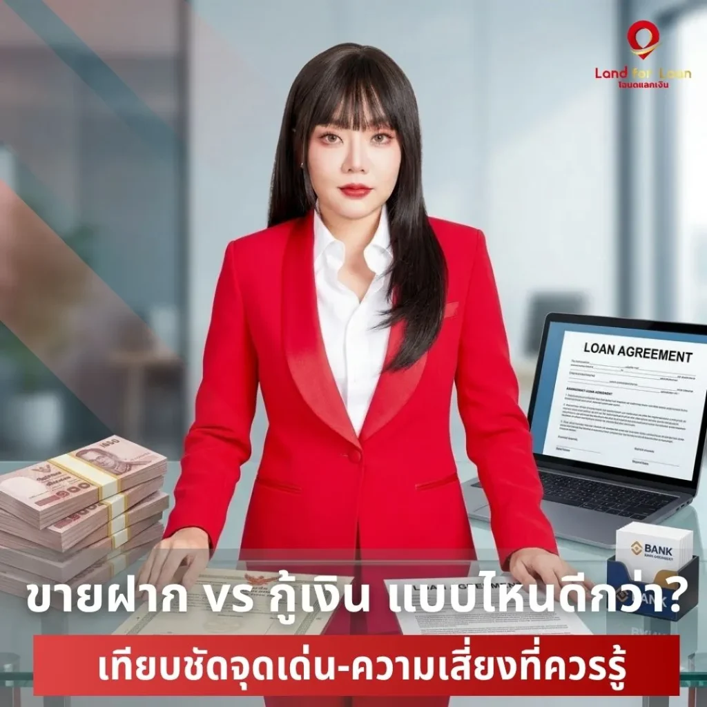 ขายฝาก vs กู้เงิน แบบไหนดีกว่า