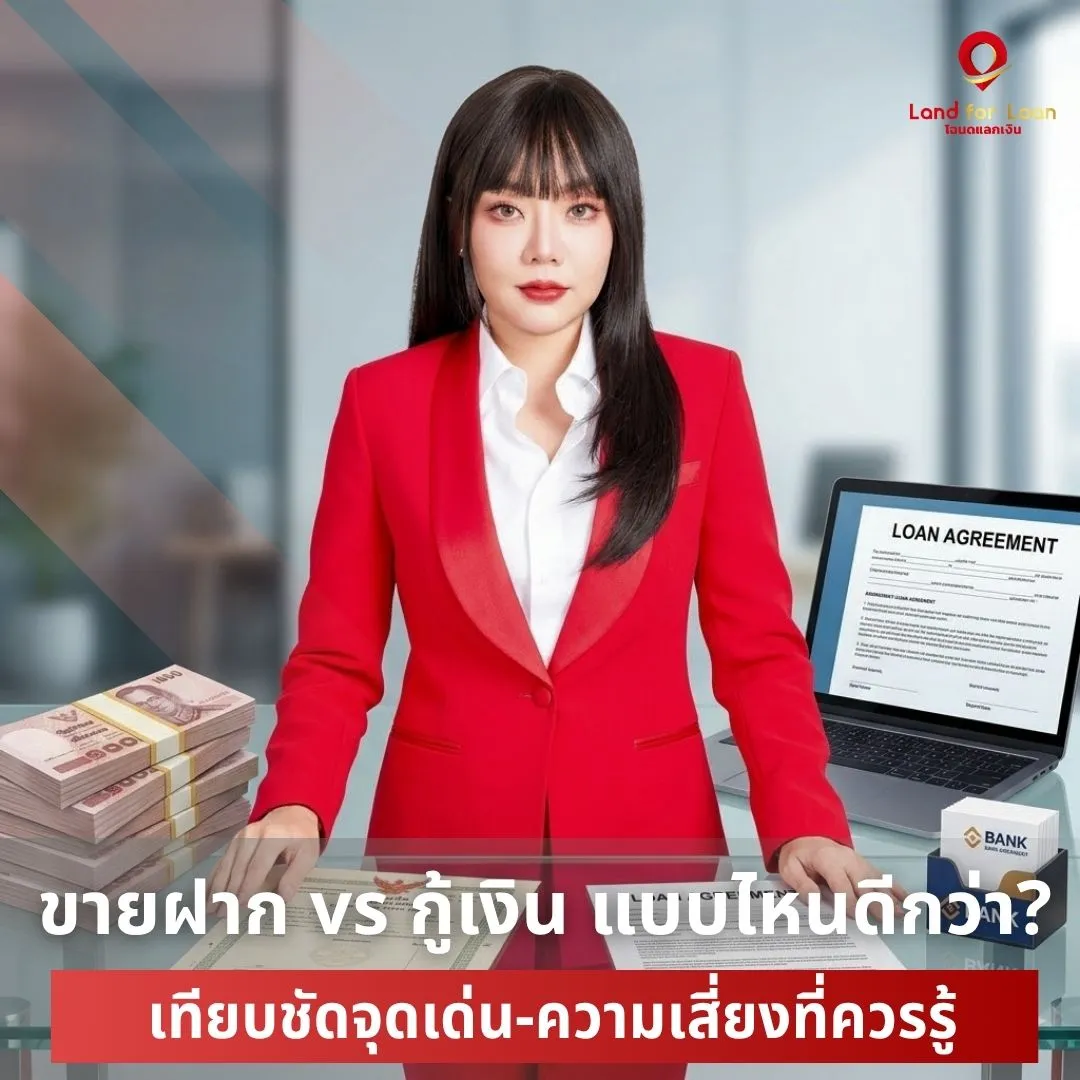 ขายฝาก vs กู้เงิน แบบไหนดีกว่า