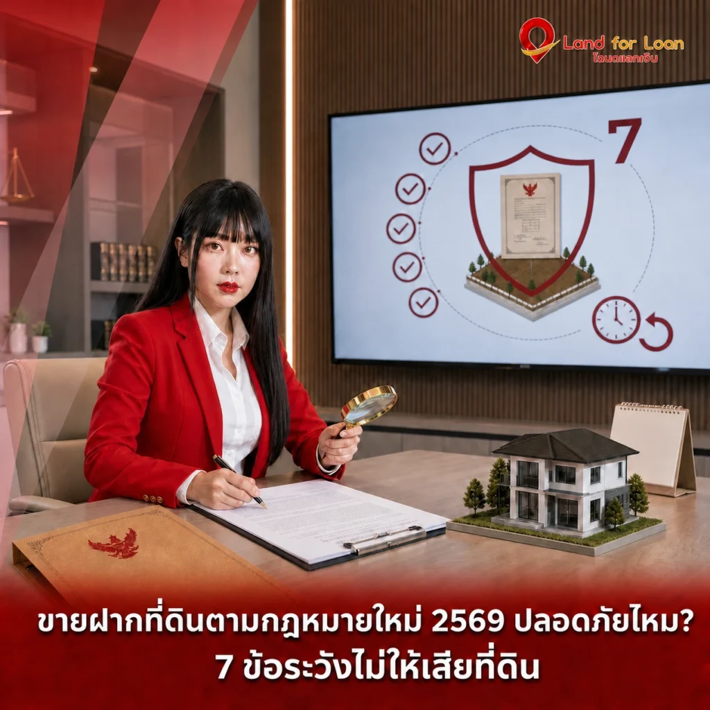 ขายฝากที่ดินปลอดภัยไหม ขายฝากที่ดินตามกฎหมายใหม่ 2569