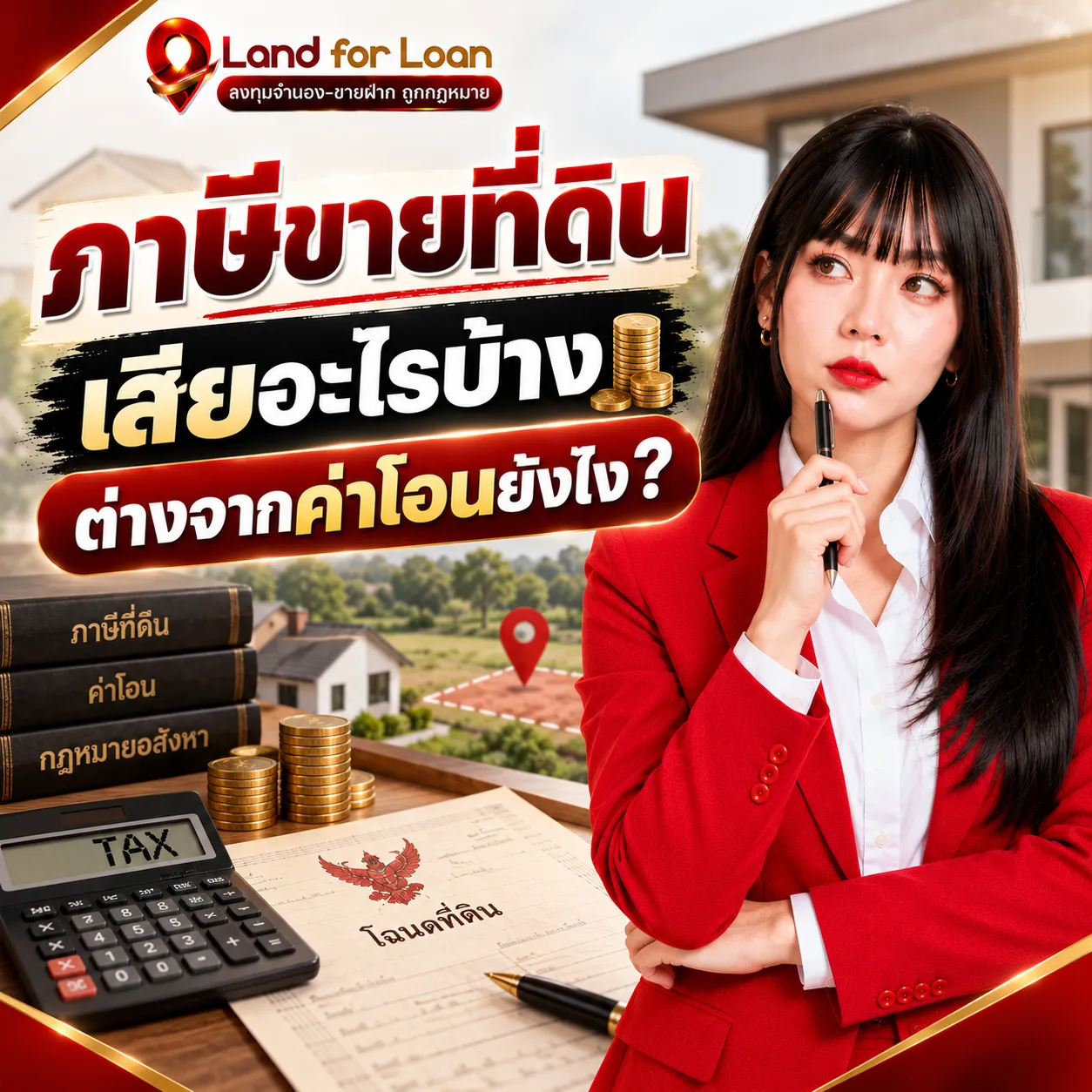 ภาษีขายที่ดิน 2569 เสียอะไรบ้าง