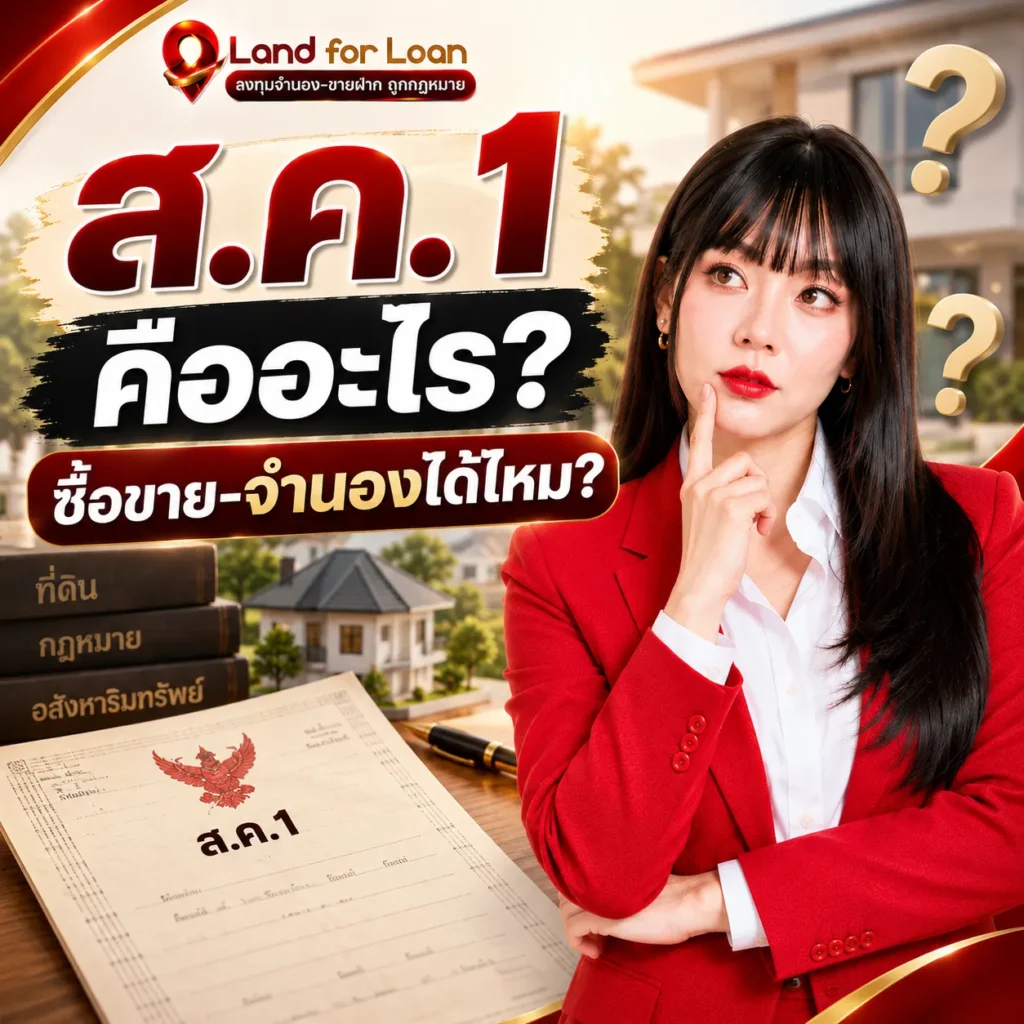 ส.ค.1 คืออะไร ซื้อขาย-จำนอง-ขายฝากได้ไหม